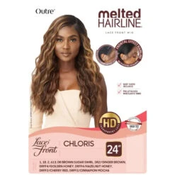 Perruque Bouclée Lace HD Chloris - Outré -Evolve Cosmetiques perruque wavy hd lace outre chloris