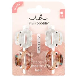 Invisibobble® 4 Petites Pinces à Cheveux - Invisibobble -Evolve Cosmetiques petites pinces cheveux blanches colores invisibobble