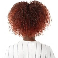 Postiche Curly Kinky Koils - Outré -Evolve Cosmetiques postiche afro curly outre kinky koils de dos