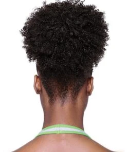 Postiche Afro Puff Outré Coily 4C -Evolve Cosmetiques postiche afro outre coily 4c tpcoily2 noir naturel 2 481630
