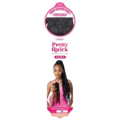 Postiche Tressée Boho Box Braids 32" - Outré 11 Postiche Tressée Boho Box Braids 32" - Outré -Evolve Cosmetiques postiche ponytail long boho box braids outre pretty quick wrap 32