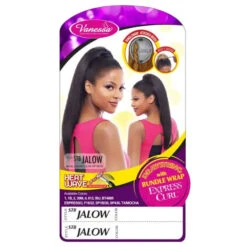 Postiche Longue Straight Lisse Jalow - Vanessa -Evolve Cosmetiques postiche ponytail yaki straight vanessa hair jalow packaging