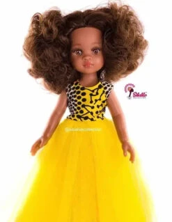 Poupée Métisse Ayana - Sibahle Collection -Evolve Cosmetiques poupee metisse ayana cheveux boucles 1