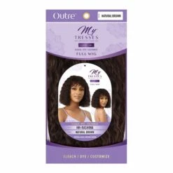 Perruque Naturelle Bouclée RASHINA - Outré -Evolve Cosmetiques rashina perruqueafrange outre purple label packaging