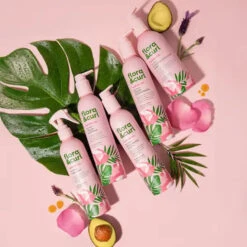 Lotion Démêlante Sans Rinçage Rose & Honey - Flora & Curl -Evolve Cosmetiques routine complete cheveux boucles flora and curl hydrate me