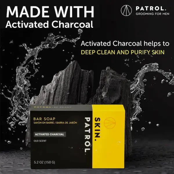 Savon Purifiant Au Charbon Actif- Skin Patrol 3 Savon Purifiant Au Charbon Actif- Skin Patrol – Image 2