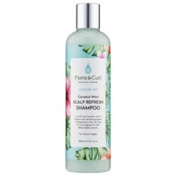 Shampoing Clarifiant Apaisant - Flora & Curl -Evolve Cosmetiques shampoing clarifiant coconut mint flora and curl