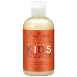 Shampoing Nourissant Mangue Et Carotte - Shea Moisture Kids -Evolve Cosmetiques shampoing enfant nourissant mangue carotte shea moisture kids