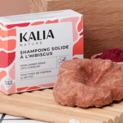 Shampoing Solide à L'Hibiscus - Kalia Nature -Evolve Cosmetiques shampoing solide hibiscus 60g kalia nature