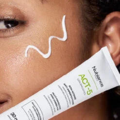 Soin ACT-5® Anti-Imperfections Intense Visage - Nubiance -Evolve Cosmetiques soin anti imperfection visage act 5 texture nubiance