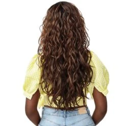 Perruque Ondulée Converti Cap Sunshine Babe - Outré -Evolve Cosmetiques sunshine babe dr chocolate swirl converti cap outre dos