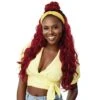 Perruque Ondulée Converti Cap Sunshine Babe - Outré -Evolve Cosmetiques sunshine babe dr red velvet converti cap outre 2