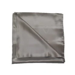 Taie D'Oreiller En Soie De Mûrier 100% Naturelle - Curlista -Evolve Cosmetiques taie soie murier gris curlista