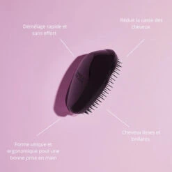 Tangle® Teezer Brosse Démêlante Panther Black - Tangle Teezer -Evolve Cosmetiques tangle teezer brosse noir panther black avantage