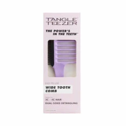 Tangle® Teezer Peigne Dents Larges Wide Tooth Comb - Tangle Teezer -Evolve Cosmetiques tangle teezer peigne large wide tooth comb purple passion boite