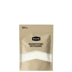 Shampoing En Poudre Bio - WAAM -Evolve Cosmetiques waam poudre shampoing magic powder recharge